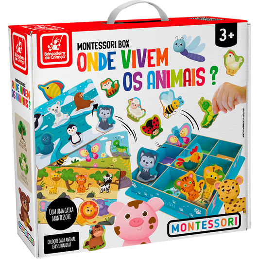 MONTESSORI BOX ONDE VIVEM OS ANIMAIS