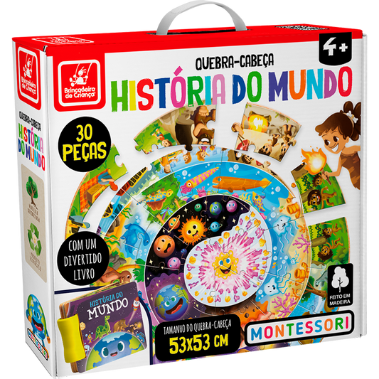 QUEBRA - CABEÇAS HISTÓRIA DO MUNDO MONTESSORI