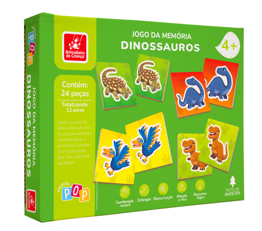 COLEÇÃO POP - MEMÓRIA DINOSSAURO