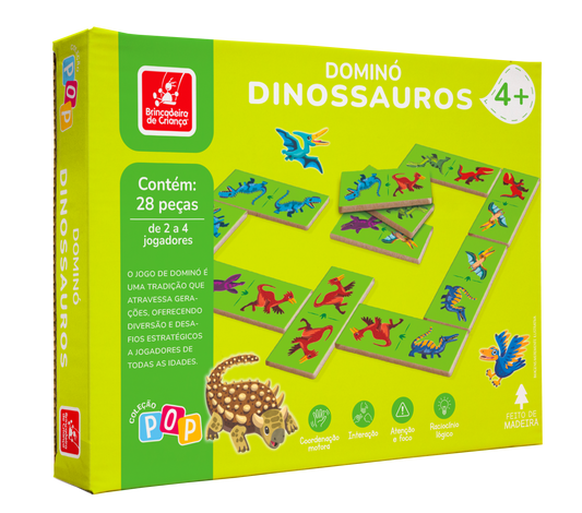 COLEÇÃO POP - DOMINÓ DINOSSAURO