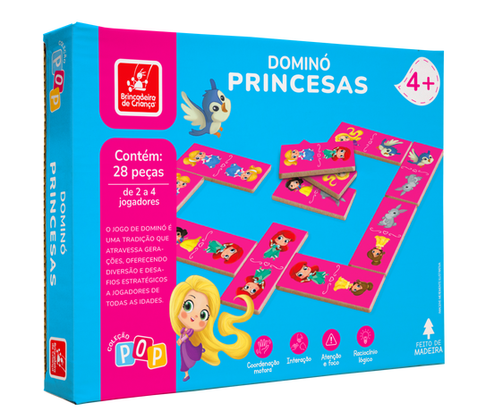 COLEÇÃO POP - DOMINÓ PRINCESAS