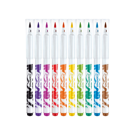 CANETA HIDROGRÁFICA COLORPEPS BRUSH 10 CORES