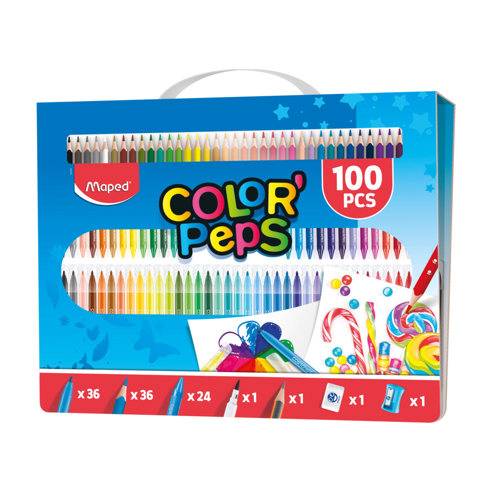 SUPER KIT DE PINTURA COLORPEPS X 100 PEÇAS