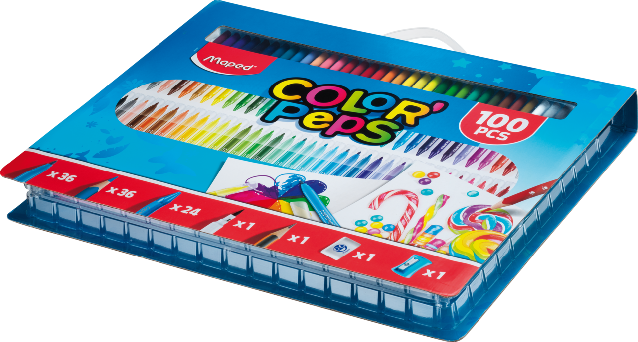 SUPER KIT DE PINTURA COLORPEPS X 100 PEÇAS