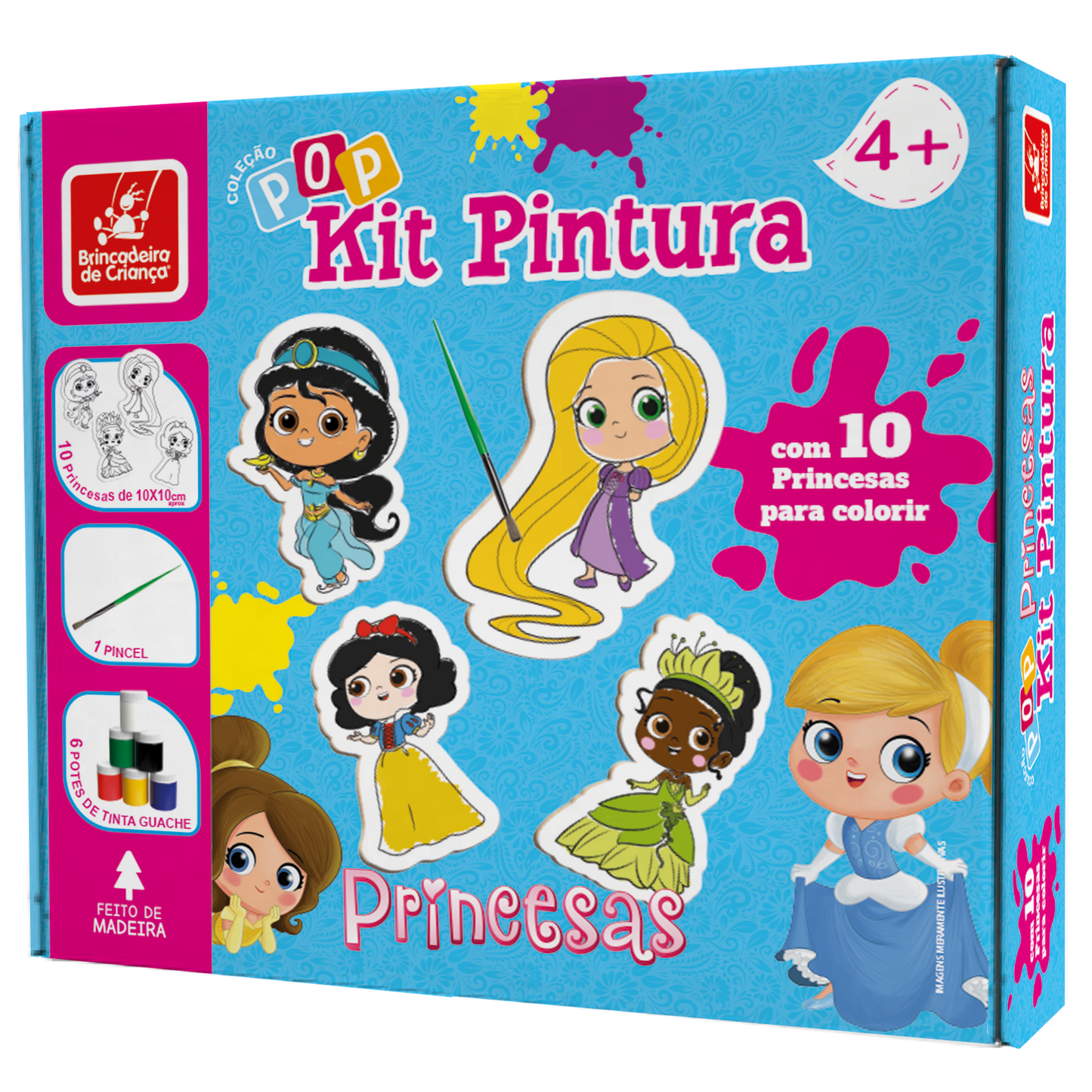 COLEÇÃO POP KIT PINTURA PRINCESAS